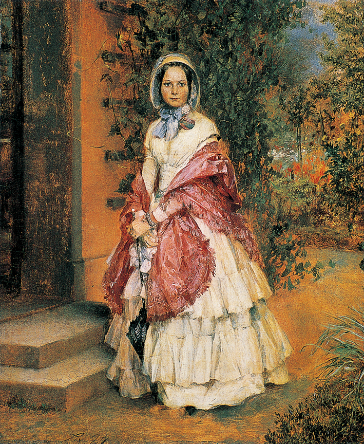  Adolpyh Von Menzel —— 克拉拉女士的肖像